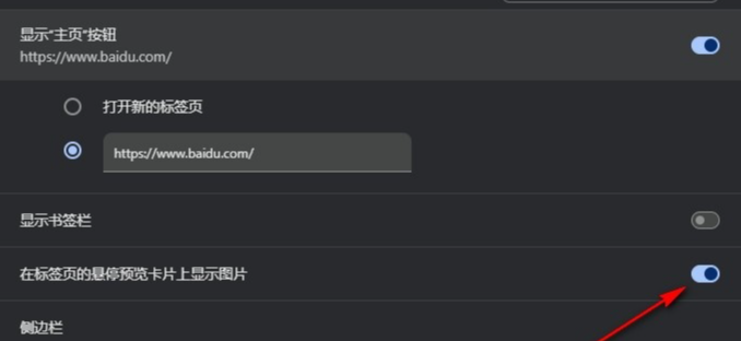 谷歌浏览器怎么设置预览标签页时显示图片6